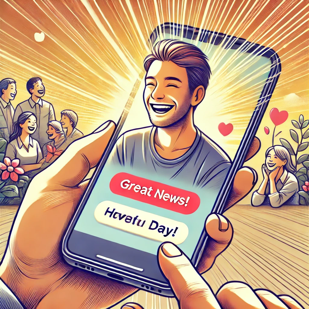 dall.e-2025-03-11-09.14.20---a-heartwarming-digital-illustration-of-a-person-receiving-an-sms-on-their-smartphone-displaying-a-joyful-expression.-the-phone-screen-shows-a-positiv.webp
